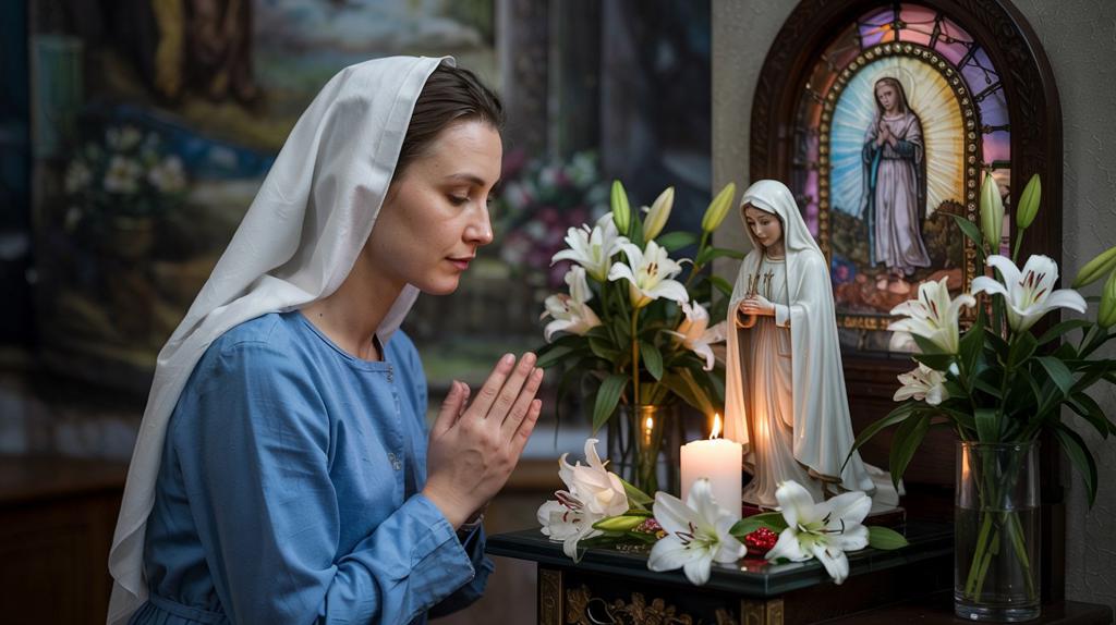 Preghiera alla Madonna di Lourdes in canto liturgico per la guarigione degli gli amici malati